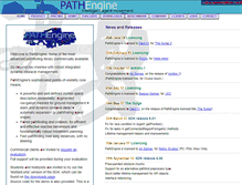 Tablet Screenshot of pathengine.com